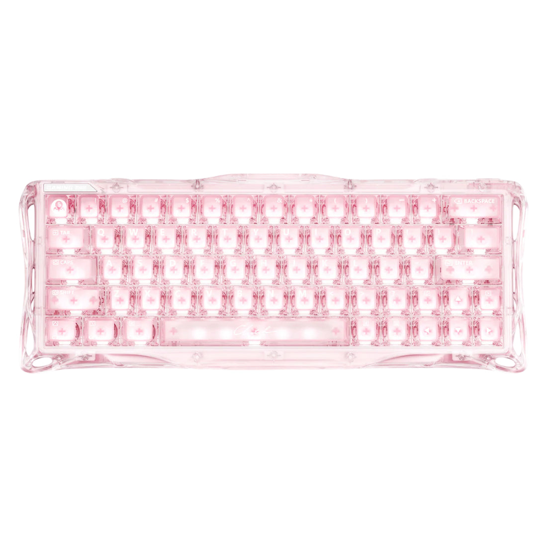 GravaStar Mercury V60 60% Hall Effect Magnetic Switch Gaming Keyboard - Crystal Rose - لوحة مفاتيح GravaStar Mercury V60 60% Hall Effect Magnetic Switch Gaming Keyboard - Crystal Rose - لوحة مفاتيح