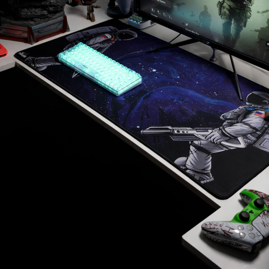 MAZE Astro WAR-BL 2XL Extended Mousepad - حصيرة الفأرة MAZE Astro WAR-BL 2XL Extended Mousepad - حصيرة الفأرة