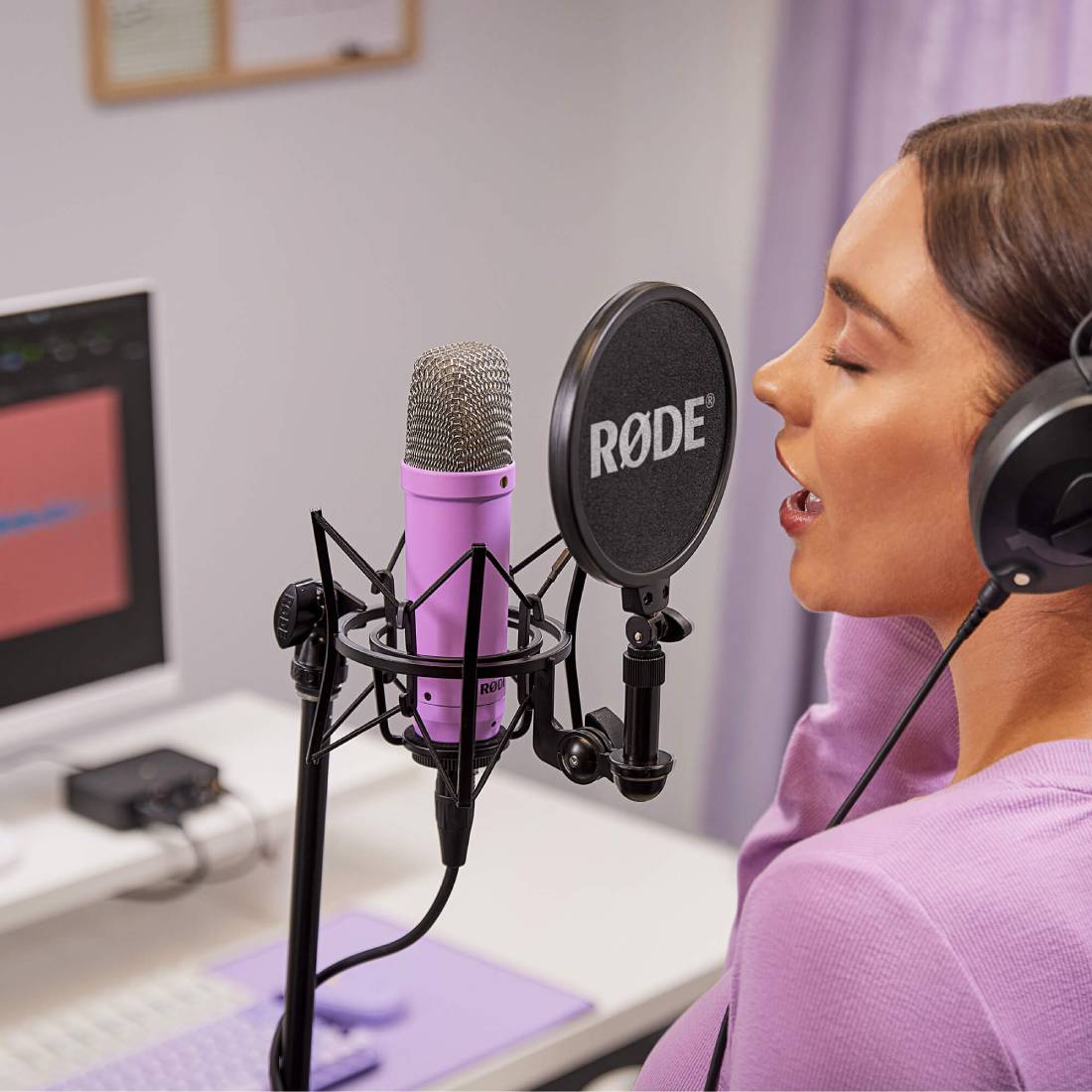 RØDE NT1 Signature - Purple - ميكروفون RØDE NT1 Signature - Purple - ميكروفون