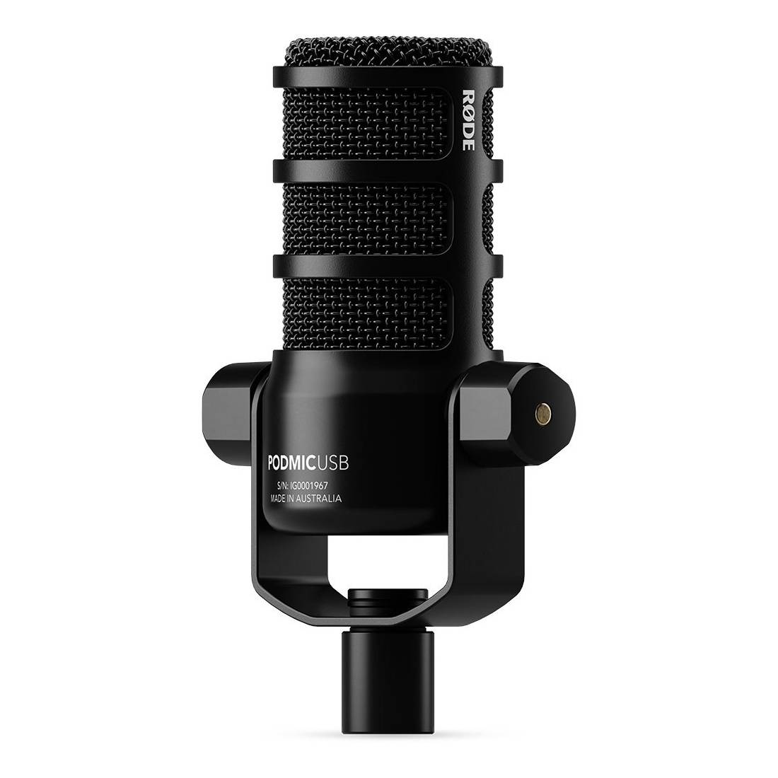 RØDE PodMic USB Versatile Dynamic Broadcast Microphone-Black- ميكروفون RØDE PodMic USB Versatile Dynamic Broadcast Microphone-Black- ميكروفون