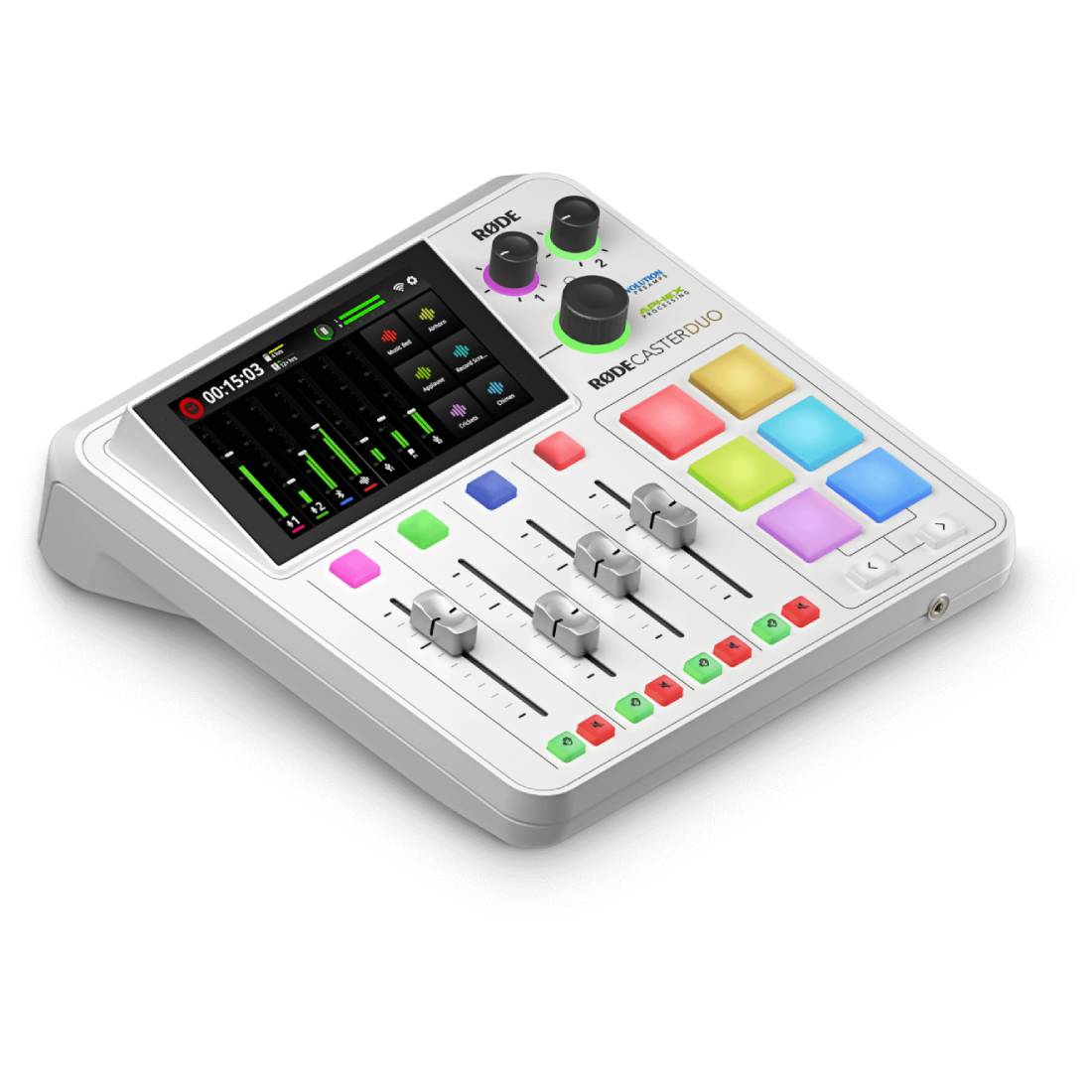RØDE RODE Caster Duo Integrated Audio Production Studio - White - ميكسر مستعمل RØDE RODE Caster Duo Integrated Audio Production Studio - White - ميكسر مستعمل