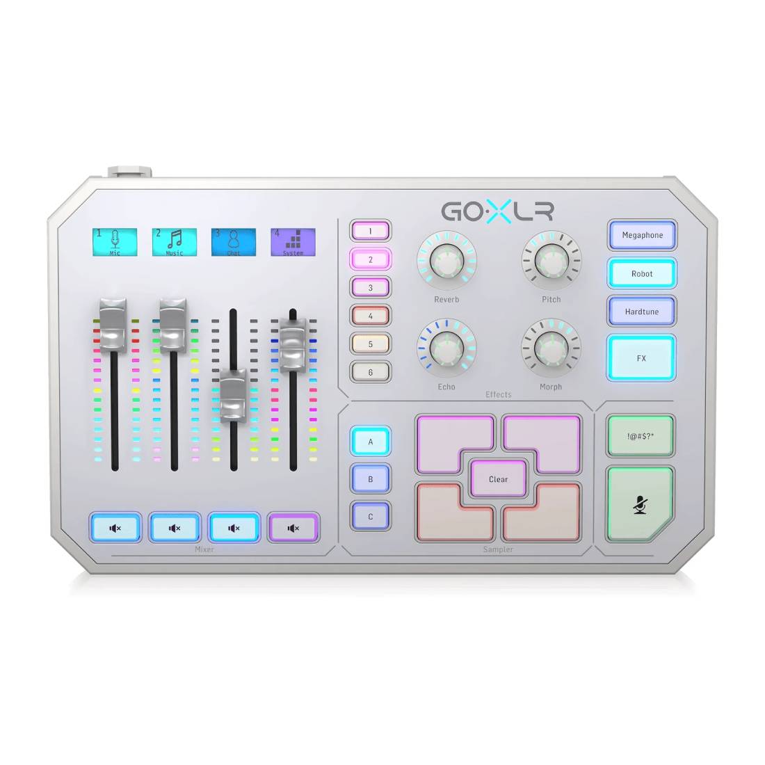 TC Helicon GO XLR Mixer - White - ميكروفون TC Helicon GO XLR Mixer - White - ميكروفون