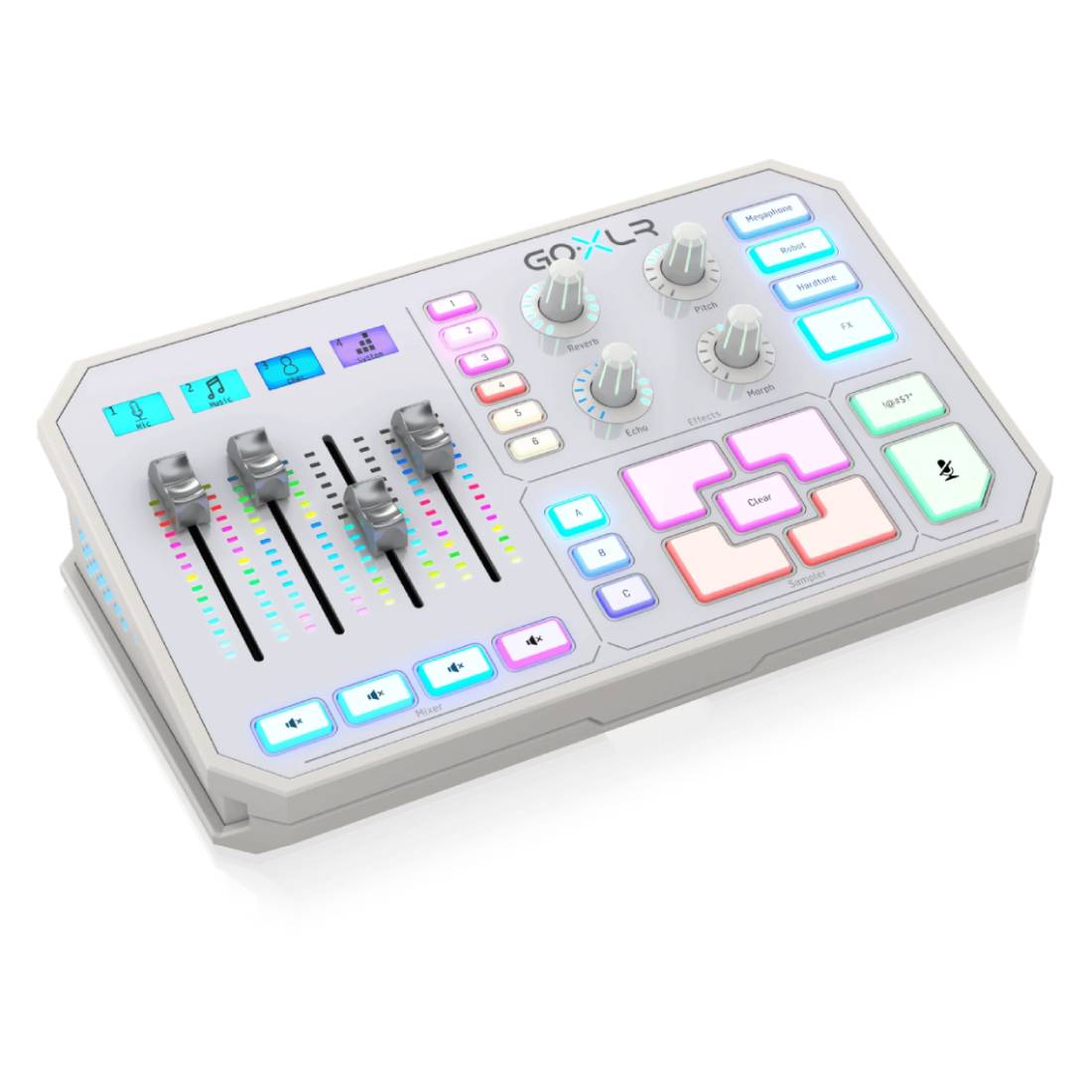 TC Helicon GO XLR Mixer - White - ميكروفون TC Helicon GO XLR Mixer - White - ميكروفون