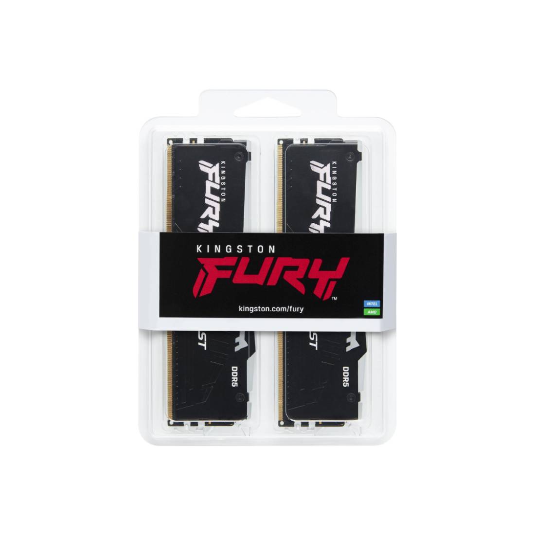 Kingston FURY Beast RGB 32GB (2x16GB) 6000MT/s CL30 DDR5 RAM - ذاكرة عشوائية Kingston FURY Beast RGB 32GB (2x16GB) 6000MT/s CL30 DDR5 RAM - ذاكرة عشوائية