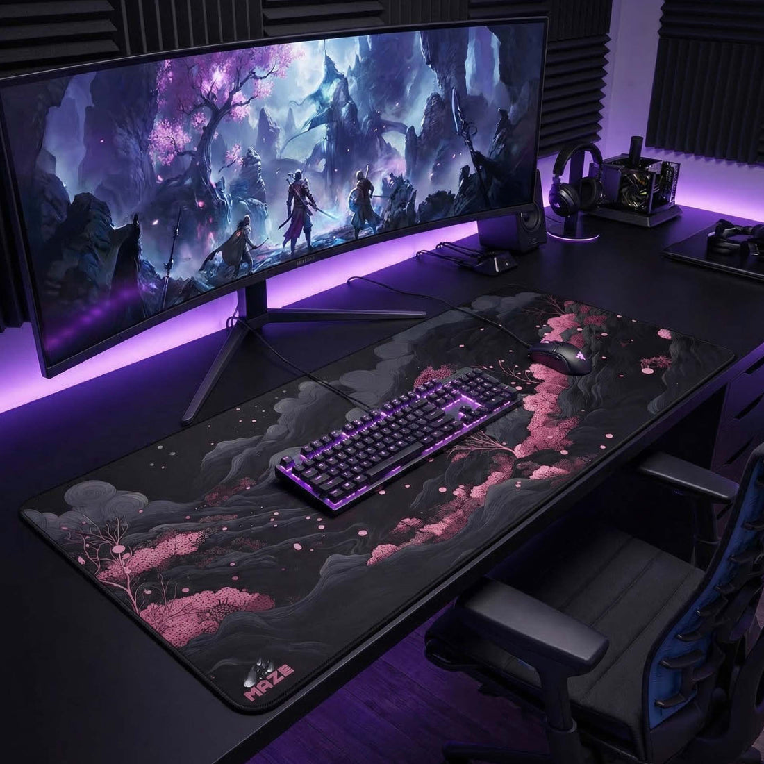MAZE Nebulous BP 2XL Extended Mousepad - حصيرة الفأرة MAZE Nebulous BP 2XL Extended Mousepad - حصيرة الفأرة