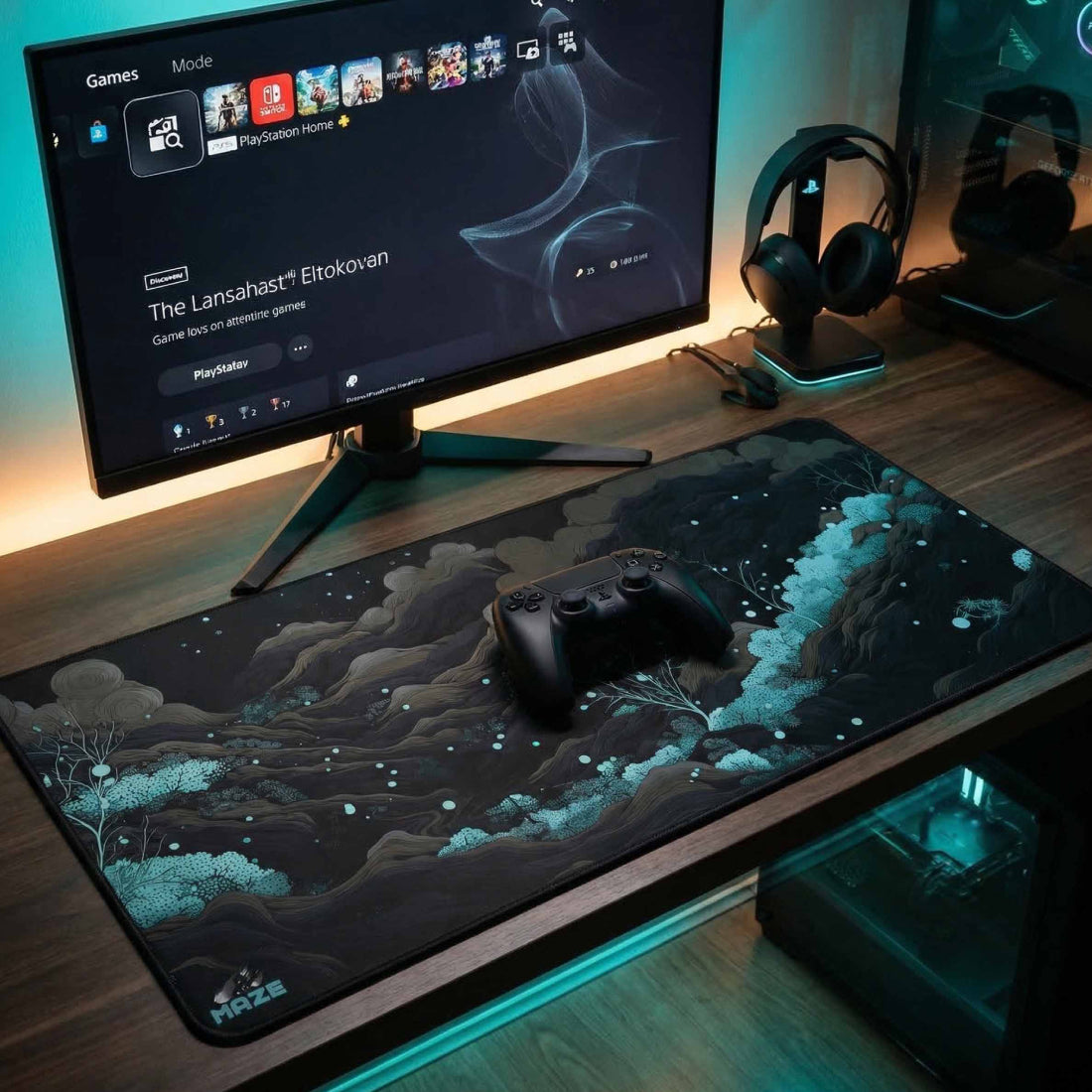 MAZE Nebulous BC 2XL Extended Mousepad - حصيرة الفأرة MAZE Nebulous BC 2XL Extended Mousepad - حصيرة الفأرة