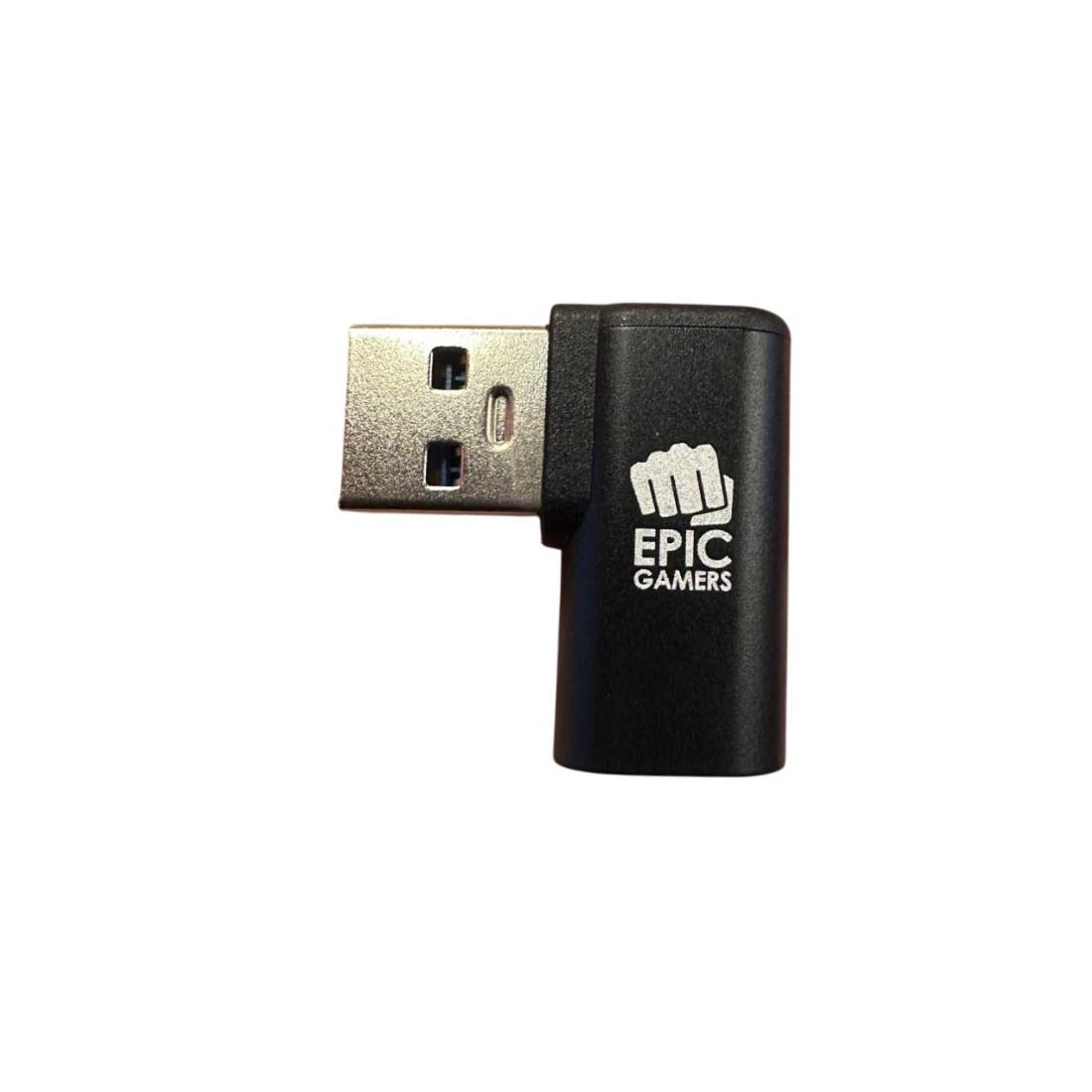اللاعبون الملحميون USB A إلى USB C محول الزاوية اليسر اللاعبون الملحميون USB A إلى USB C محول الزاوية اليسر