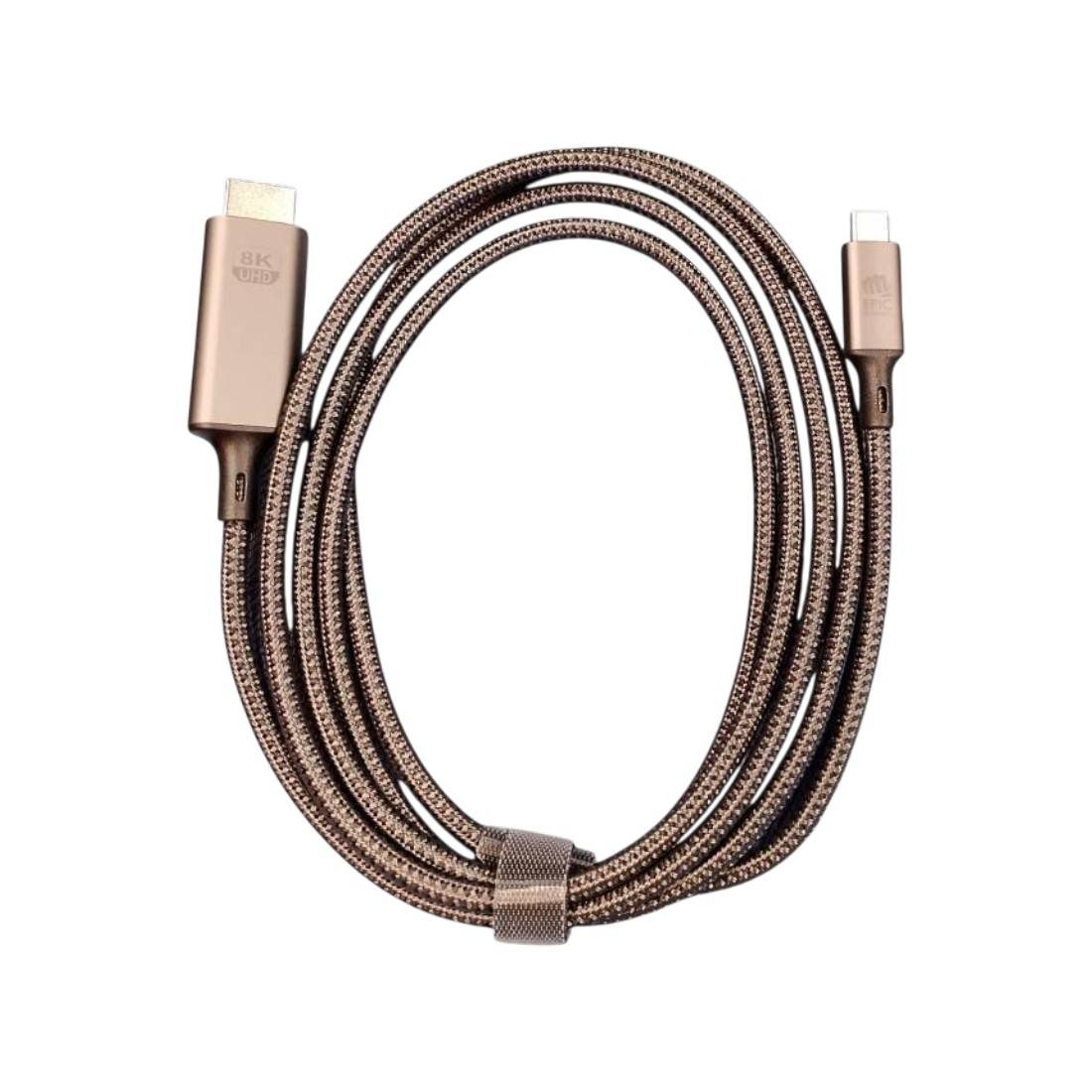 Epic Gamers USB 3.1 Type C to HDMI Male Braided Cable - 1.8m - كابل شحن