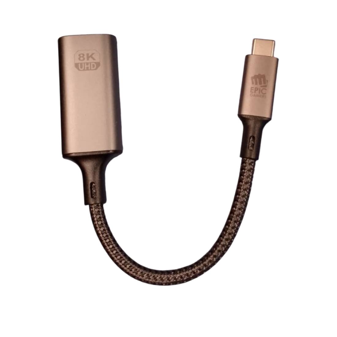 Epic Gamers USB 3.1 Type C لعرض كبل مضفر من الذكور - كabl شحn Epic Gamers USB 3.1 Type C لعرض كبل مضفر من الذكور - كabl شحn