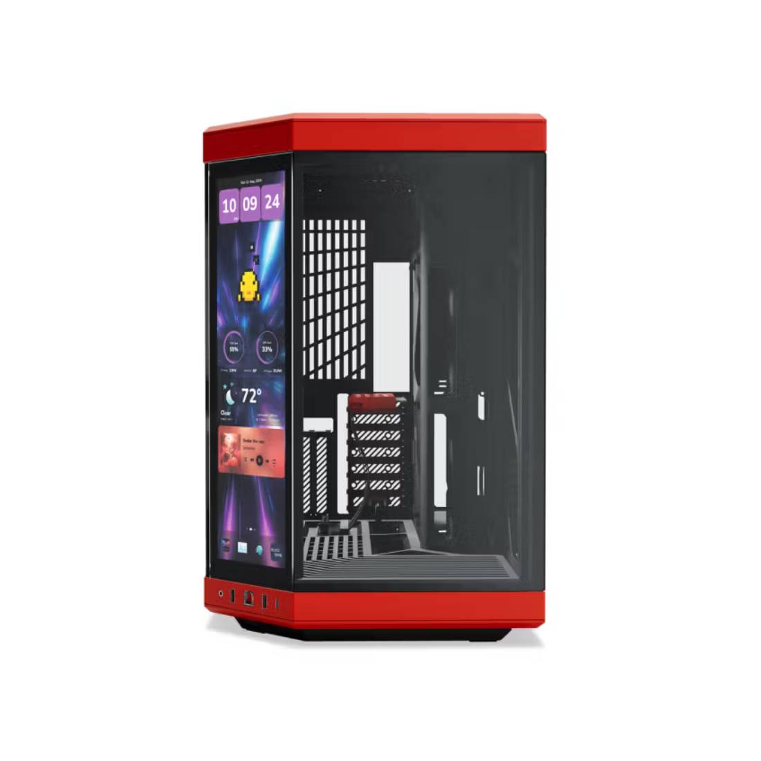 Hyte Y70 Touch Infinite Dual Chamber Mid-Tower ATX Case - Black Cherry - صندوق Hyte Y70 Touch Infinite Dual Chamber Mid-Tower ATX Case - Black Cherry - صندوق