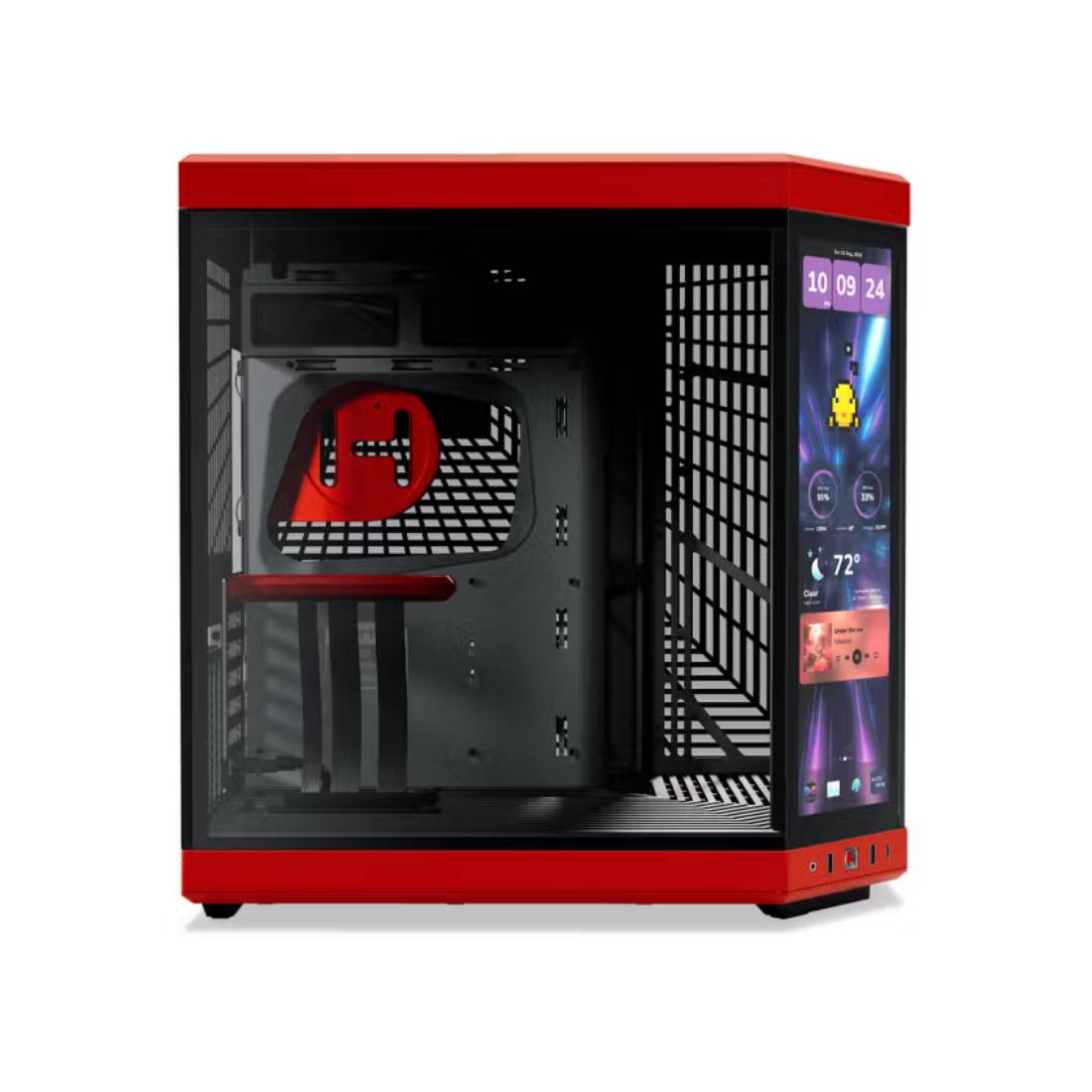 Hyte Y70 Touch Infinite Dual Chamber Mid-Tower ATX Case - Black Cherry - صندوق Hyte Y70 Touch Infinite Dual Chamber Mid-Tower ATX Case - Black Cherry - صندوق
