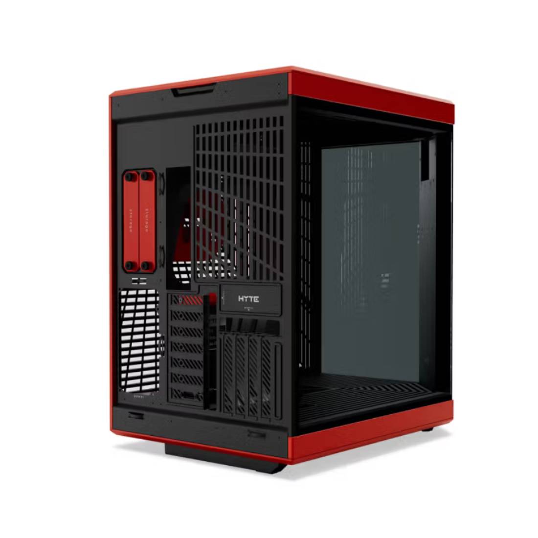 Hyte Y70 Touch Infinite Dual Chamber Mid-Tower ATX Case - Black Cherry - صندوق Hyte Y70 Touch Infinite Dual Chamber Mid-Tower ATX Case - Black Cherry - صندوق
