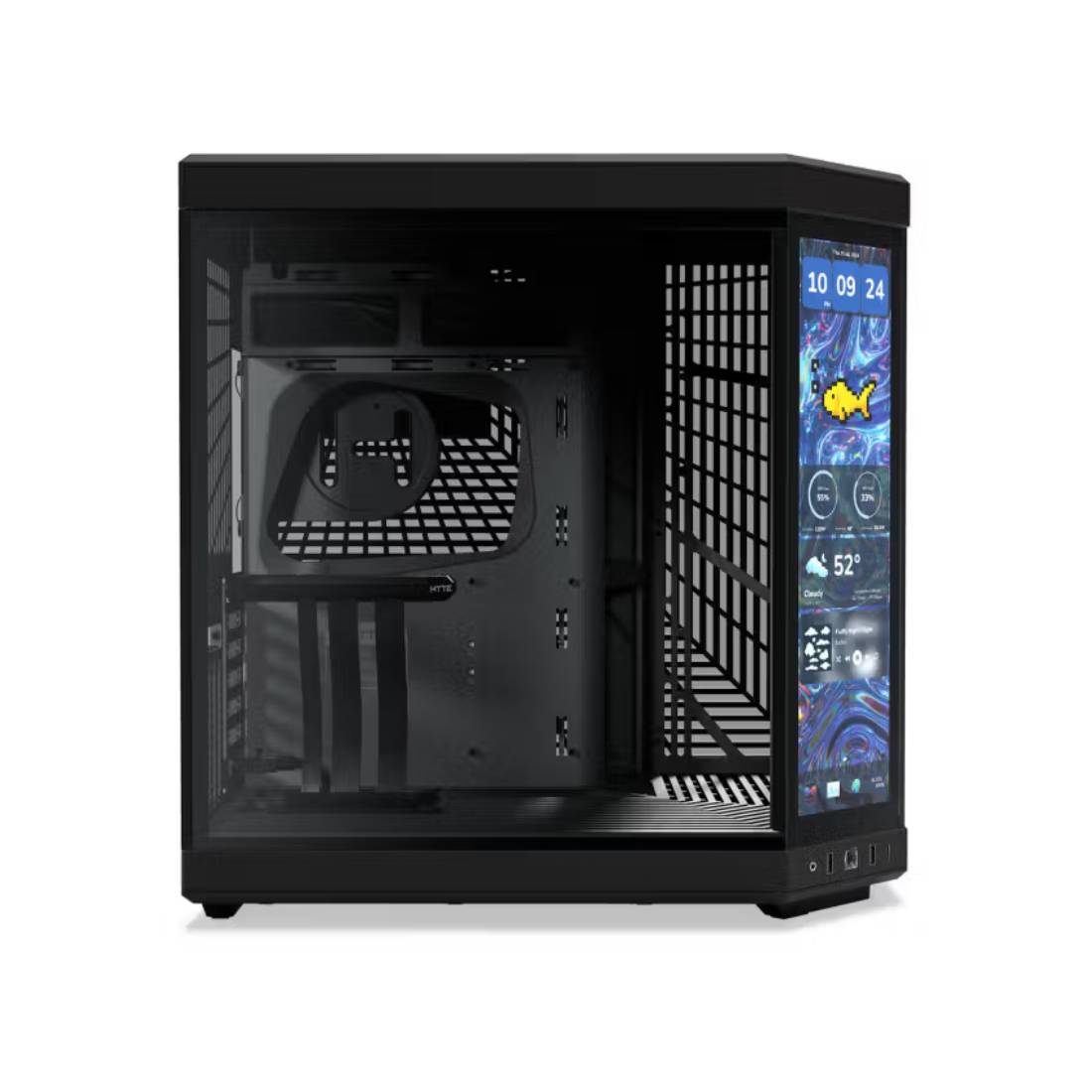 Hyte Y70 Touch Infinite Dual Chamber Mid-Tower ATX Case - Pitch Black - صندوق Hyte Y70 Touch Infinite Dual Chamber Mid-Tower ATX Case - Pitch Black - صندوق