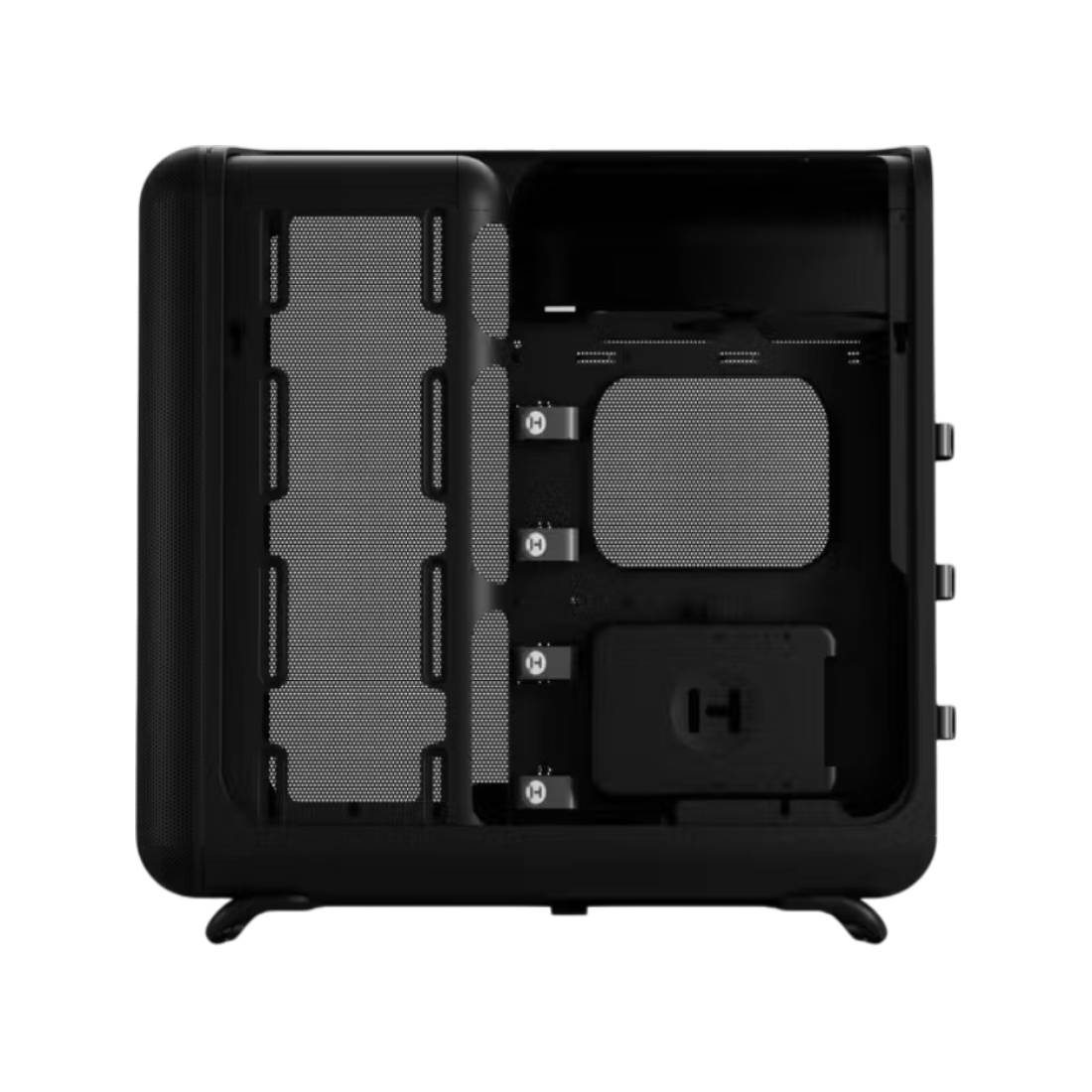 Hyte X50 Air ATX Mid- Tower Mesh Side Panel - Pitch Black - صندوق Hyte X50 Air ATX Mid- Tower Mesh Side Panel - Pitch Black - صندوق