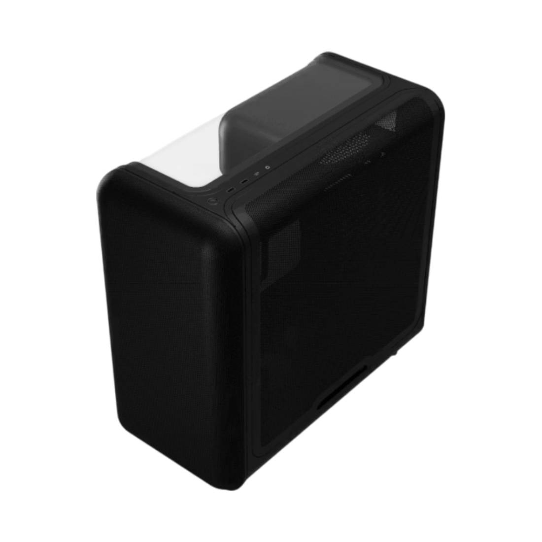 Hyte X50 TG Side Panel ATX Mid-Tower Case - Pitch Black - صندوق Hyte X50 TG Side Panel ATX Mid-Tower Case - Pitch Black - صندوق