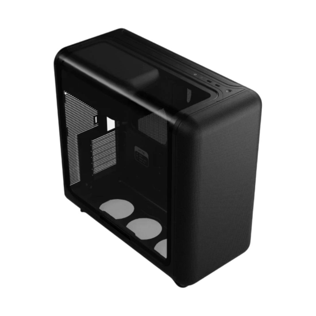 Hyte X50 TG Side Panel ATX Mid-Tower Case - Pitch Black - صندوق
