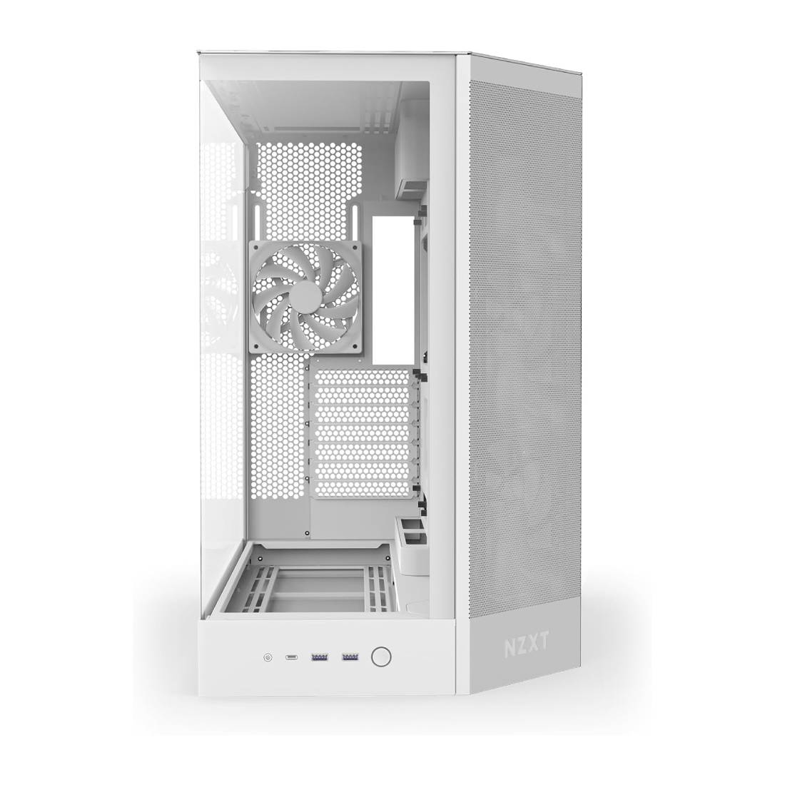 NZXT H9 (2025) Flow ATX Mid Tower Case - White - صندوق NZXT H9 (2025) Flow ATX Mid Tower Case - White - صندوق