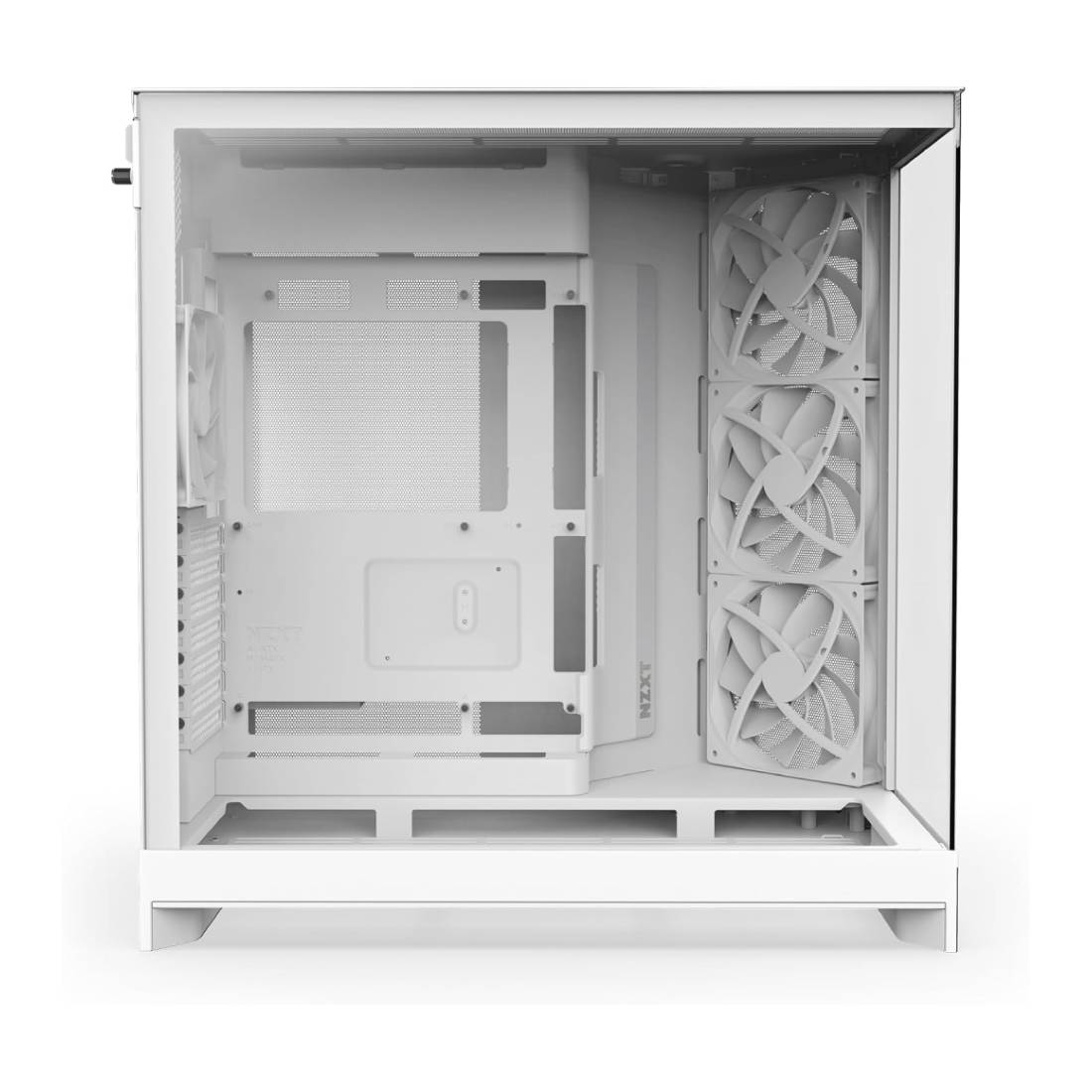 NZXT H9 (2025) Flow ATX Mid Tower Case - White - صندوق NZXT H9 (2025) Flow ATX Mid Tower Case - White - صندوق