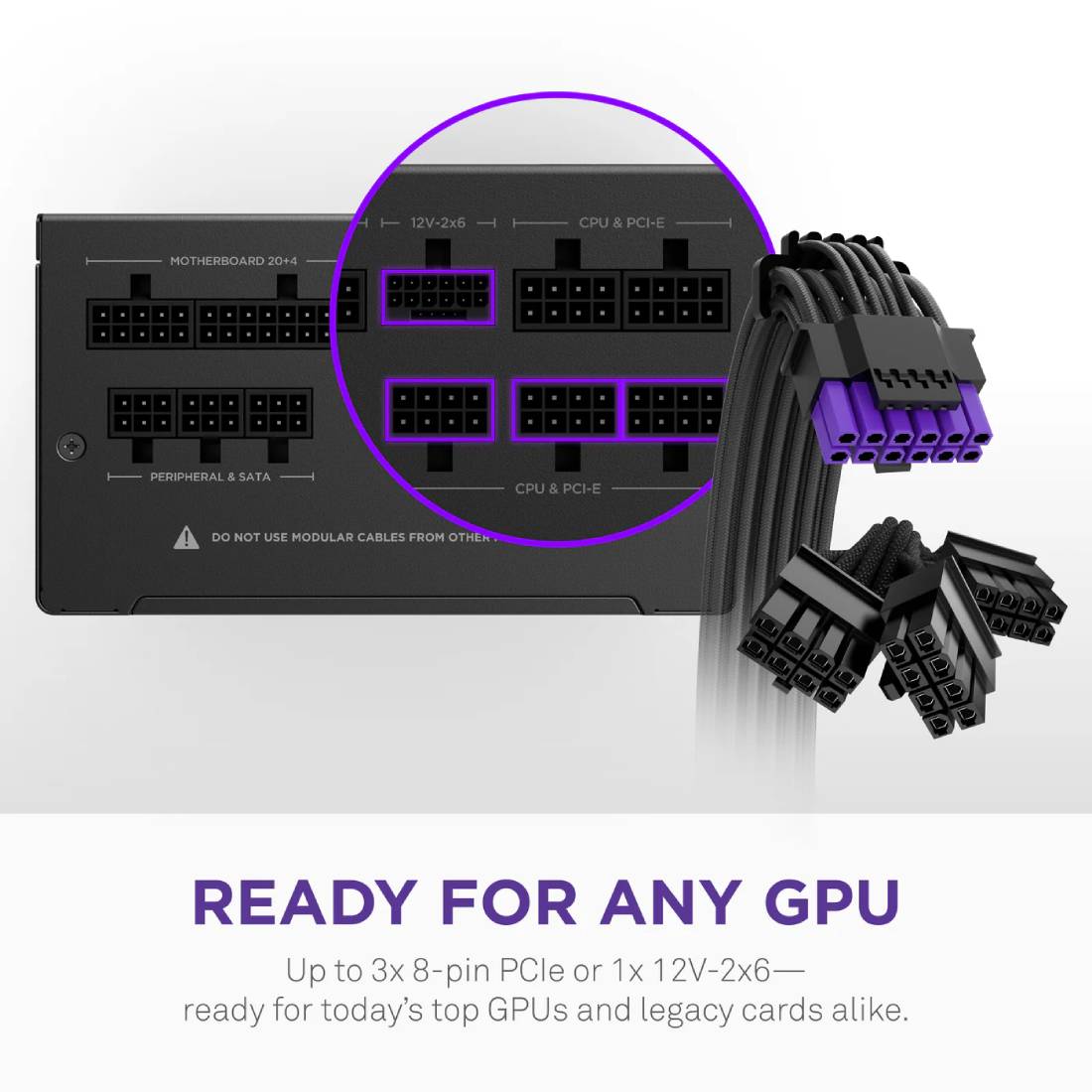 NZXT C850 Gold Core 1000W 80+ Gold Fully Modular ATX 3.1 PSU- Black - مزود الطاقة NZXT C850 Gold Core 1000W 80+ Gold Fully Modular ATX 3.1 PSU- Black - مزود الطاقة