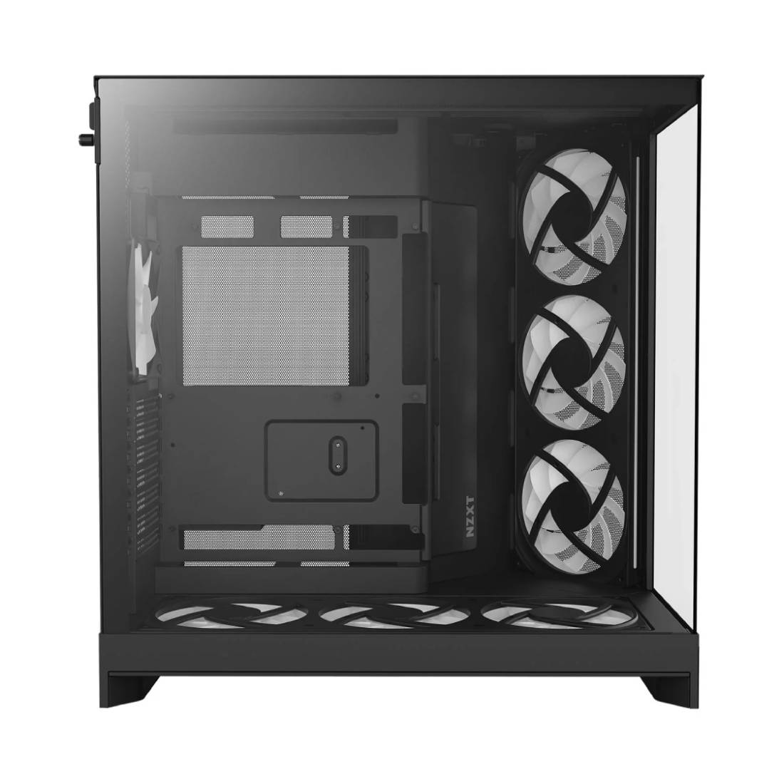 NZXT H9 Flow RGB+ (2025) Dual-Chamber ATX Mid Tower Case - Black - صندوق NZXT H9 Flow RGB+ (2025) Dual-Chamber ATX Mid Tower Case - Black - صندوق