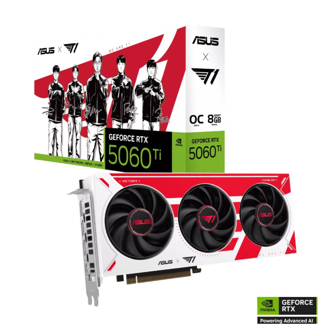 Asus T1 GeForce RTX™ 5060 Ti 8GB GDDR7 OC Edition - الشاشة