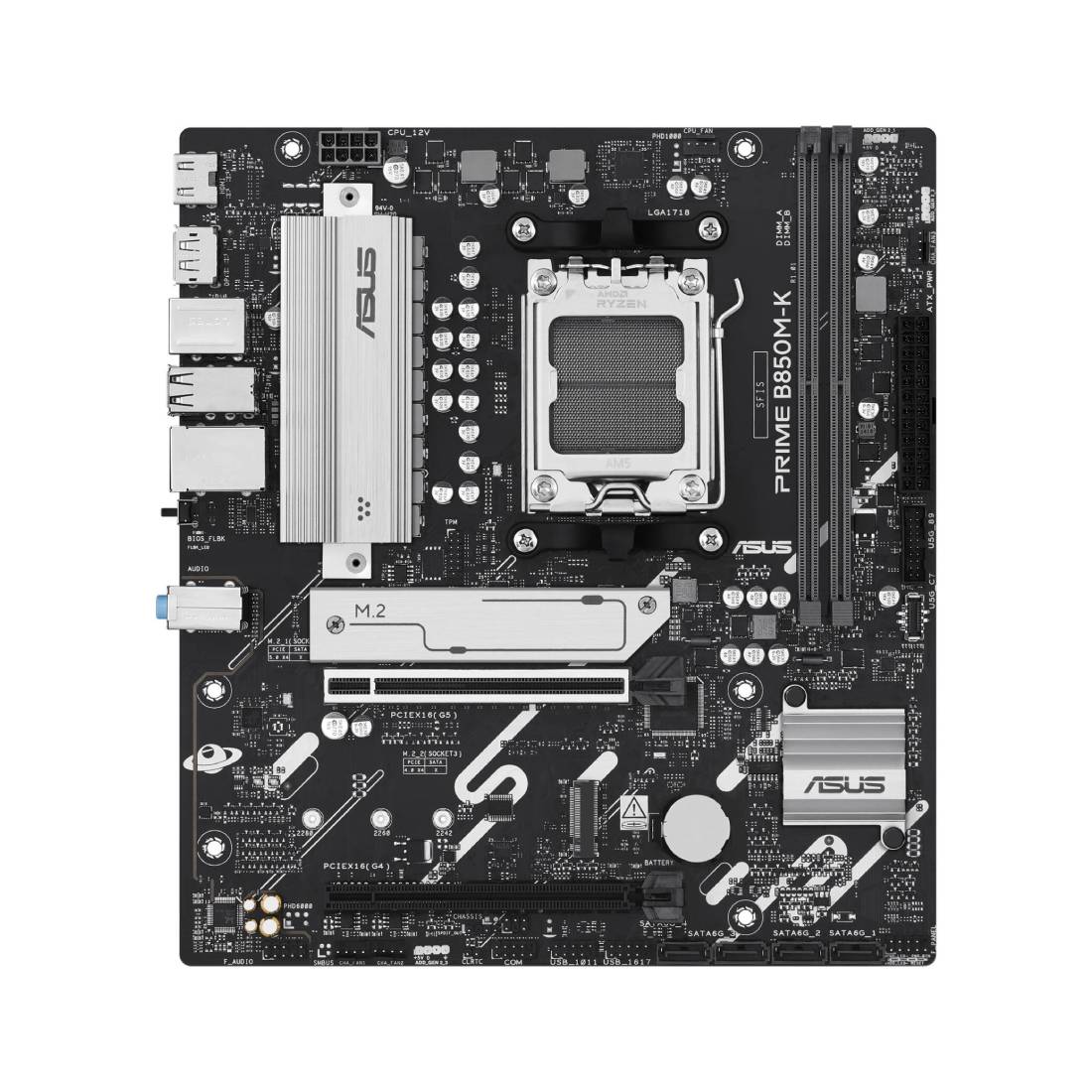 Asus Prime B850M-K AM5 Micro-ATX Motherboard - اللوحة الأم Asus Prime B850M-K AM5 Micro-ATX Motherboard - اللوحة الأم