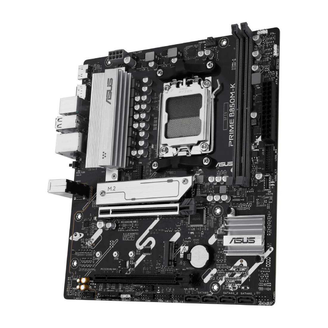 Asus Prime B850M-K AM5 Micro-ATX Motherboard - اللوحة الأم Asus Prime B850M-K AM5 Micro-ATX Motherboard - اللوحة الأم