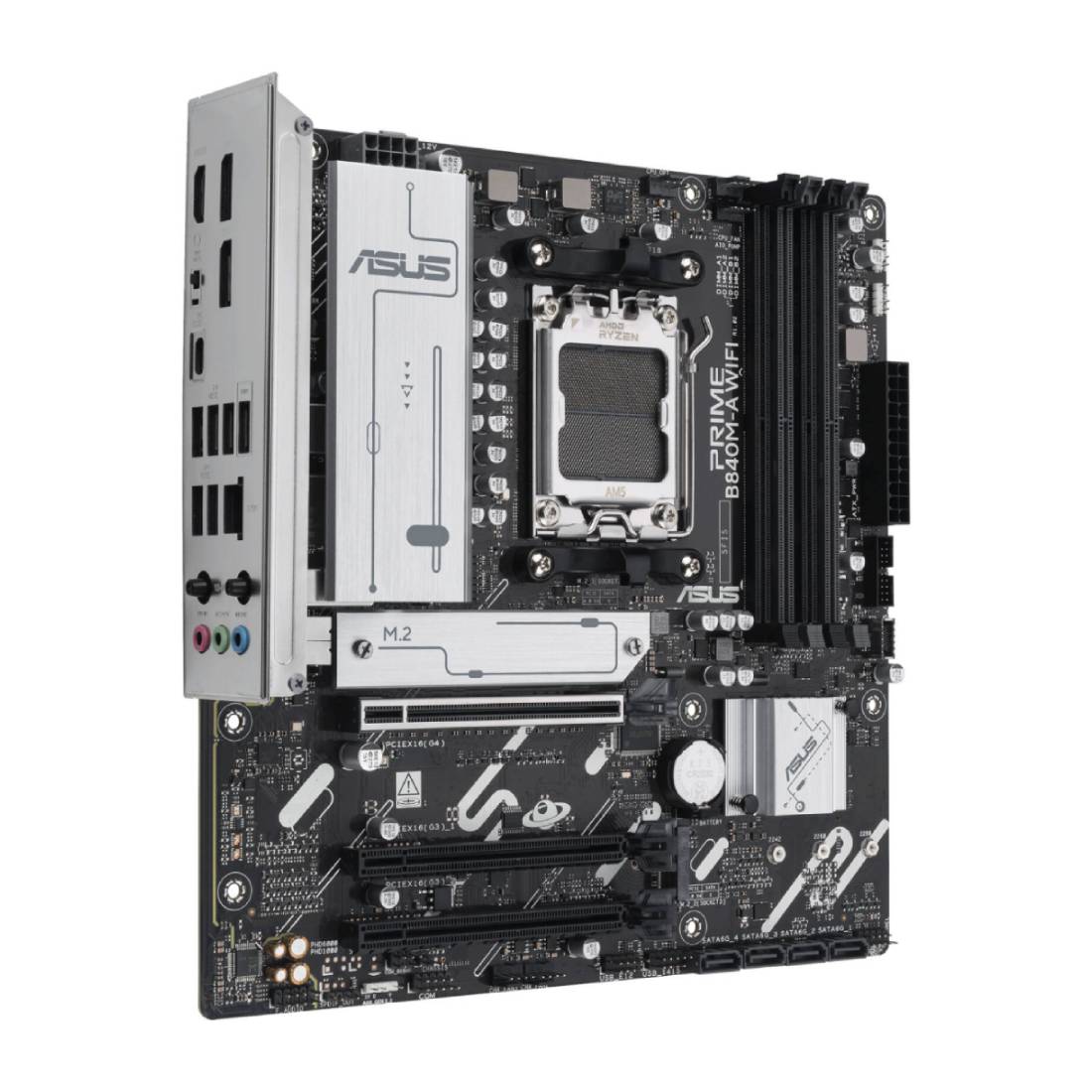 Asus Prime B840M-A WiFi AM5 Micro-ATX Motherboard - اللوحة الأم Asus Prime B840M-A WiFi AM5 Micro-ATX Motherboard - اللوحة الأم