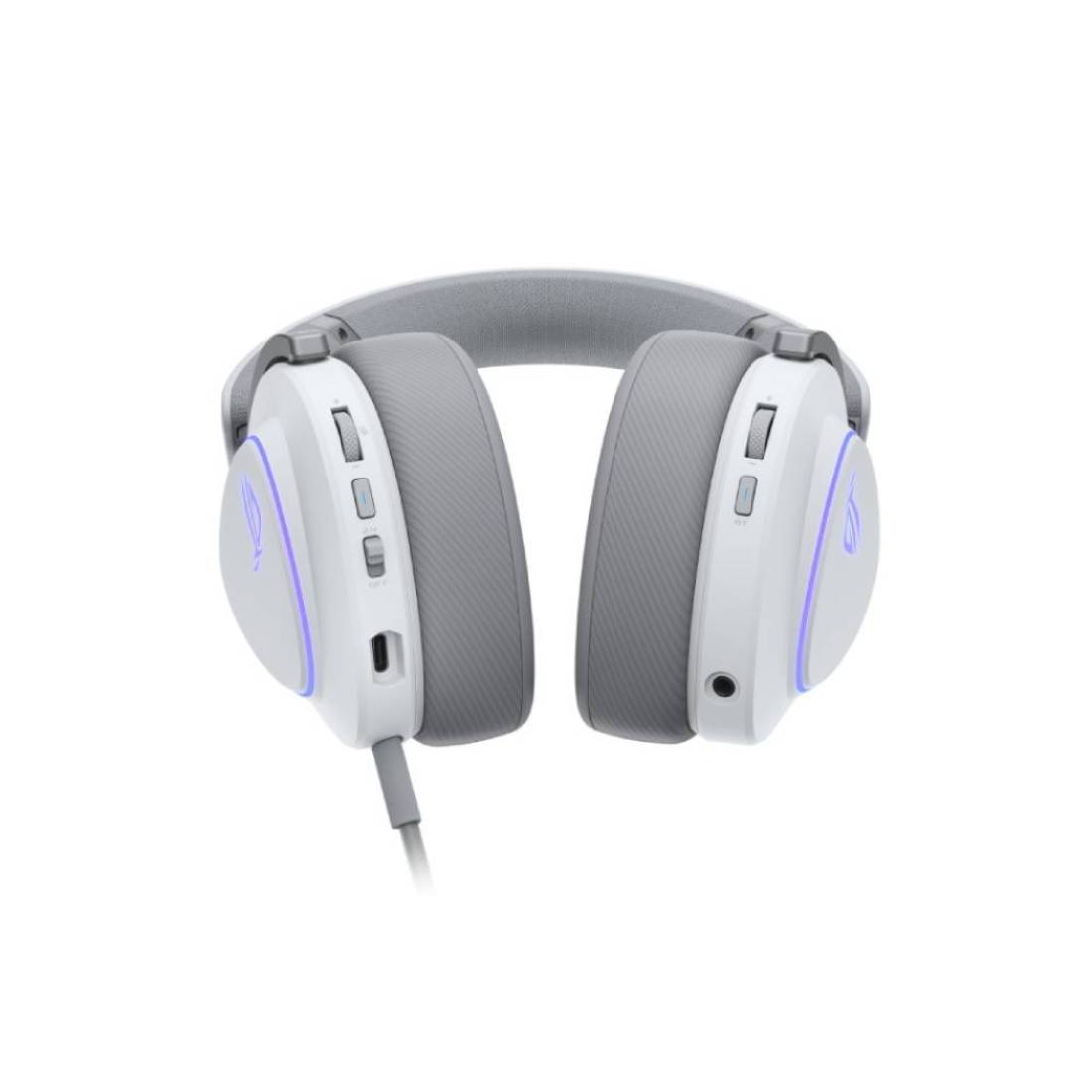 Asus ROG Delta II Gaming Headset - White - سماعة Asus ROG Delta II Gaming Headset - White - سماعة