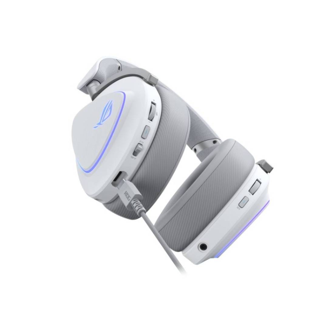Asus ROG Delta II Gaming Headset - White - سماعة Asus ROG Delta II Gaming Headset - White - سماعة
