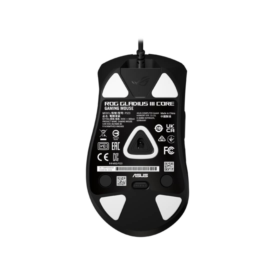 Asus ROG Gladius III Core Wired Gaming Mouse - Black - فأرة Asus ROG Gladius III Core Wired Gaming Mouse - Black - فأرة