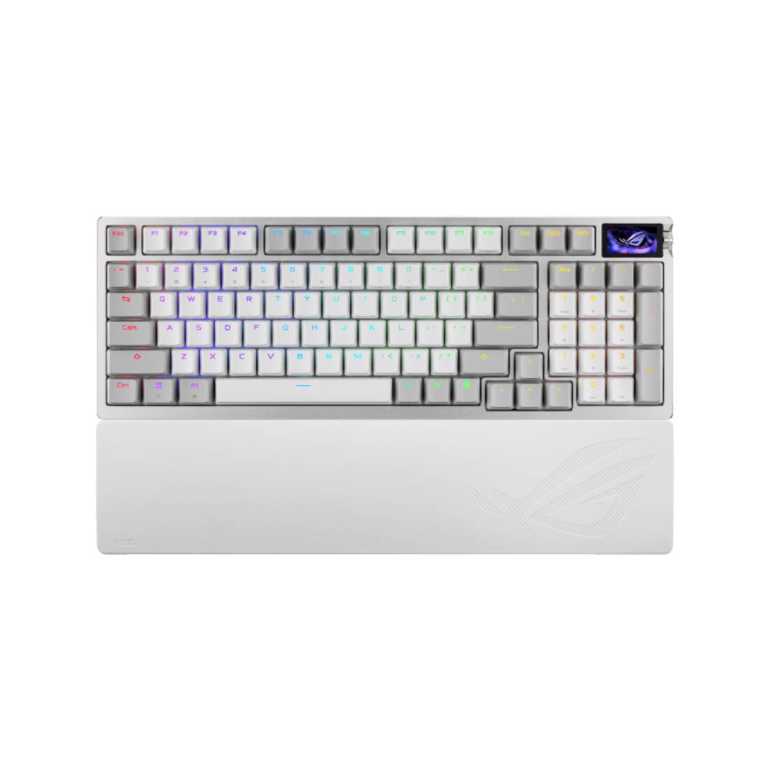 Asus ROG Azoth 96 HE HFXV2 Magnetic Switch Keyboard - White - لوحة مفاتيح Asus ROG Azoth 96 HE HFXV2 Magnetic Switch Keyboard - White - لوحة مفاتيح