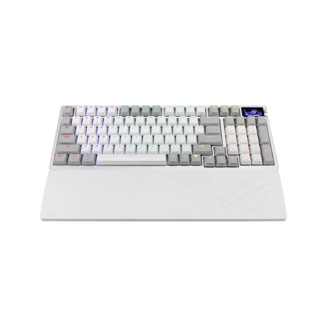 Asus ROG Azoth 96 HE HFXV2 Magnetic Switch Keyboard - White - لوحة مفاتيح Asus ROG Azoth 96 HE HFXV2 Magnetic Switch Keyboard - White - لوحة مفاتيح