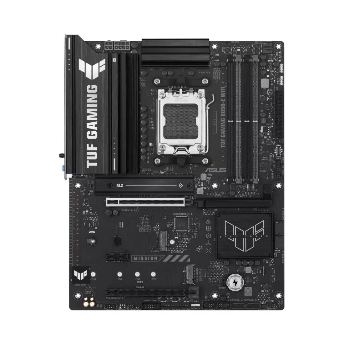 Asus TUF Gaming X870E-PLUS WIFI7 ATX Motherboard - Black - اللوحة الأم Asus TUF Gaming X870E-PLUS WIFI7 ATX Motherboard - Black - اللوحة الأم