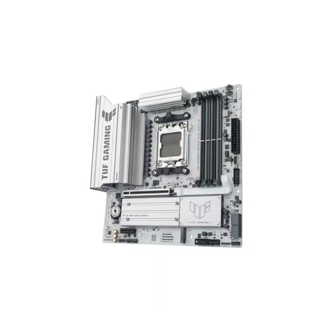 Asus TUF Gaming B850M-PLUS WIFI7 ATX Motherboard - White - اللوحة الأم Asus TUF Gaming B850M-PLUS WIFI7 ATX Motherboard - White - اللوحة الأم