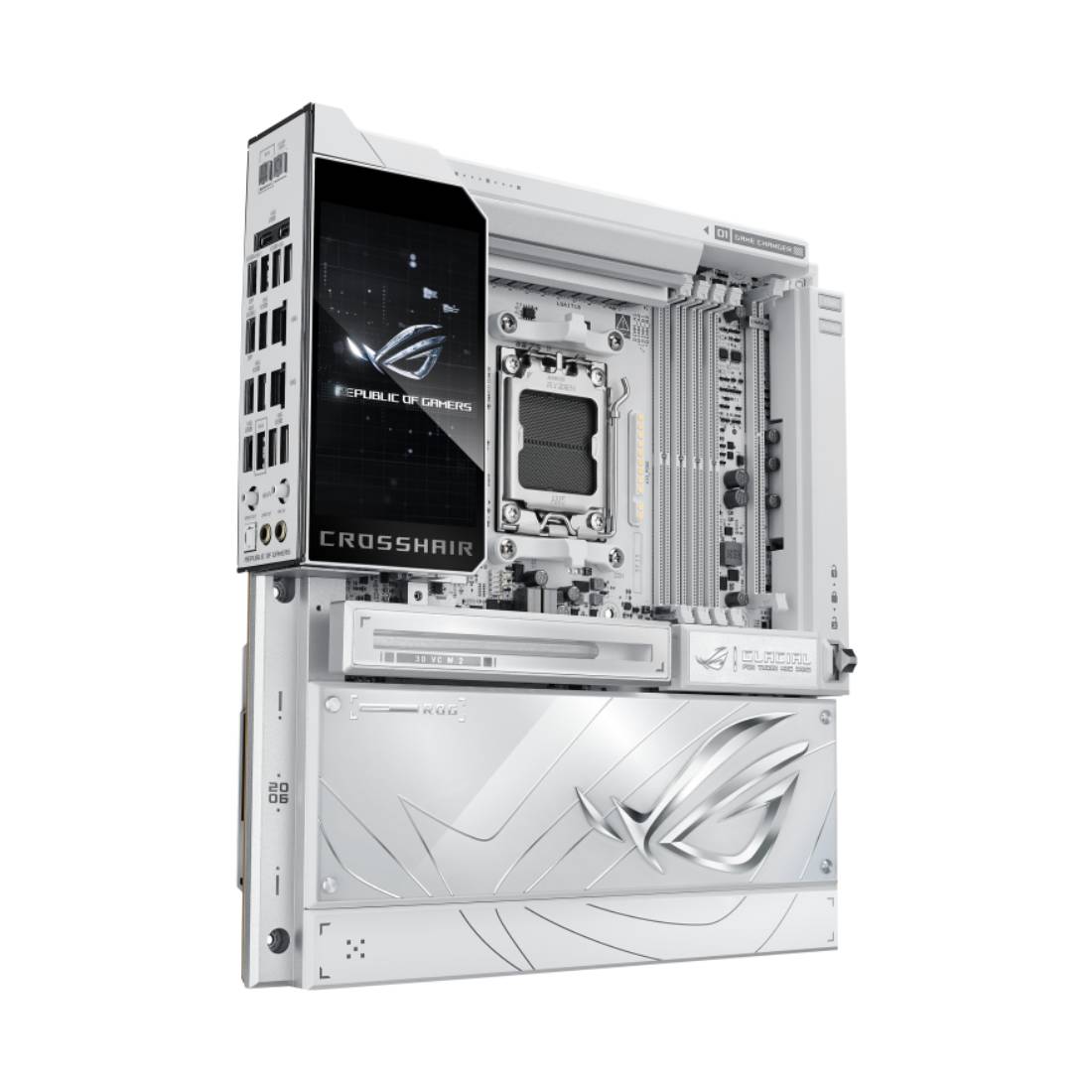 Asus ROG Crosshair X870E Glacial E-ATX AMD Motherboard - اللوحة الأم Asus ROG Crosshair X870E Glacial E-ATX AMD Motherboard - اللوحة الأم