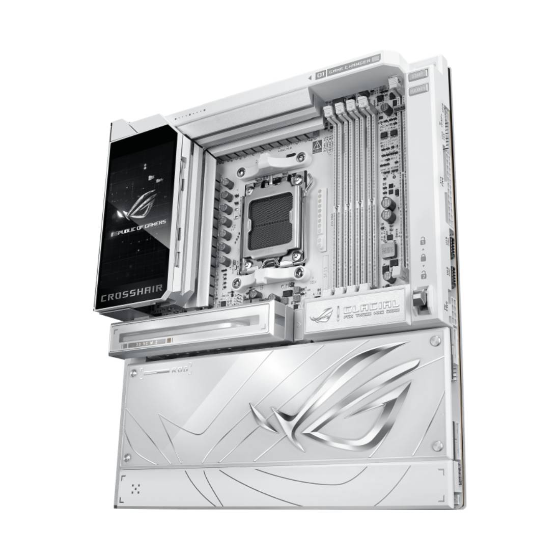 Asus ROG Crosshair X870E Glacial E-ATX AMD Motherboard - اللوحة الأم Asus ROG Crosshair X870E Glacial E-ATX AMD Motherboard - اللوحة الأم