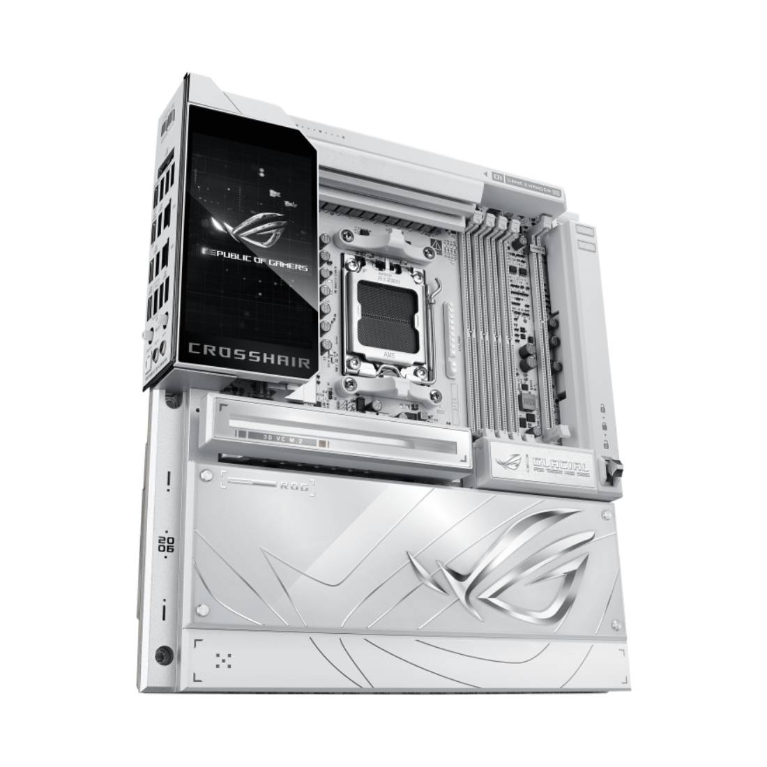 Asus ROG Crosshair X870E Glacial E-ATX AMD Motherboard - اللوحة الأم Asus ROG Crosshair X870E Glacial E-ATX AMD Motherboard - اللوحة الأم
