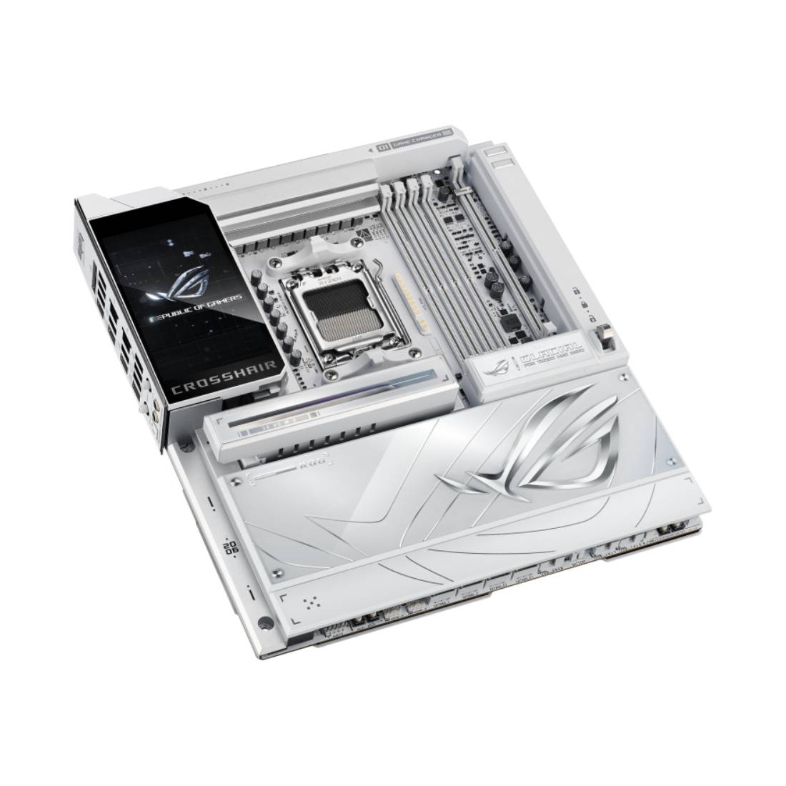 Asus ROG Crosshair X870E Glacial E-ATX AMD Motherboard - اللوحة الأم Asus ROG Crosshair X870E Glacial E-ATX AMD Motherboard - اللوحة الأم