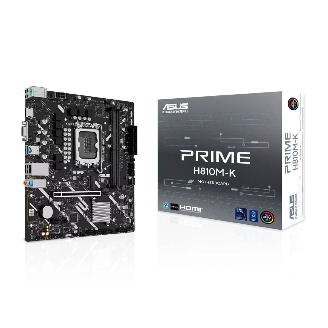 Asus Prime H810M-K WiFi Micro-ATX Motherboard - اللوحة الأم Asus Prime H810M-K WiFi Micro-ATX Motherboard - اللوحة الأم