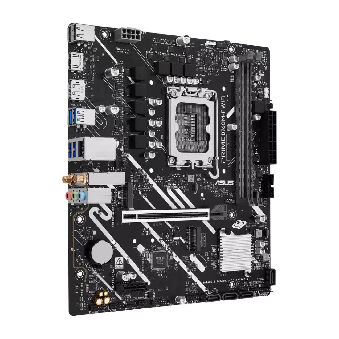 Asus Prime B760M-F WiFi Micro-ATX Motherboard - اللوحة الأم Asus Prime B760M-F WiFi Micro-ATX Motherboard - اللوحة الأم