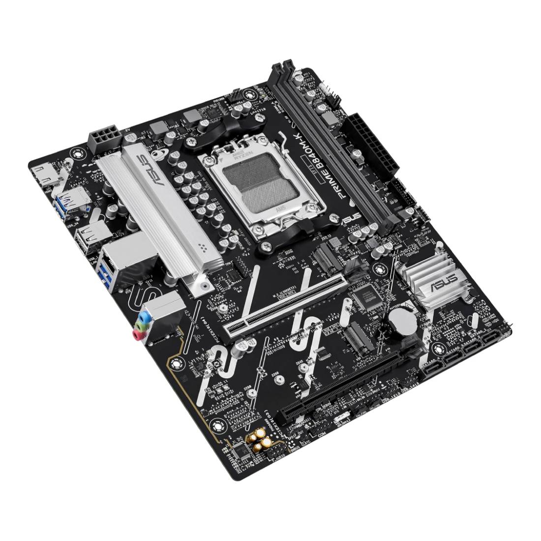 Asus Prime B840M-K AMD Micro-ATX Motherboard - اللوحة الأم Asus Prime B840M-K AMD Micro-ATX Motherboard - اللوحة الأم