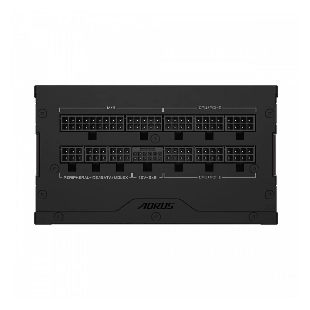 Gigabyte Aorus Elite P1000W 80+ Platinum Modular Power Supply-Black- مزود الطاقة Gigabyte Aorus Elite P1000W 80+ Platinum Modular Power Supply-Black- مزود الطاقة