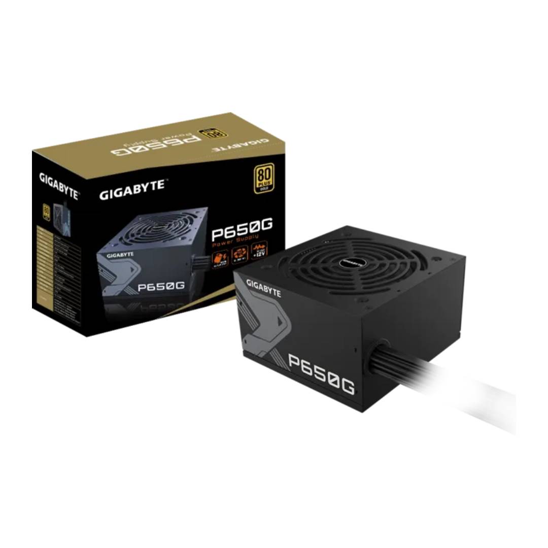 Gigabyte GP-P650G 650W 80+ Gold Power Supply-Black- مزود الطاقة