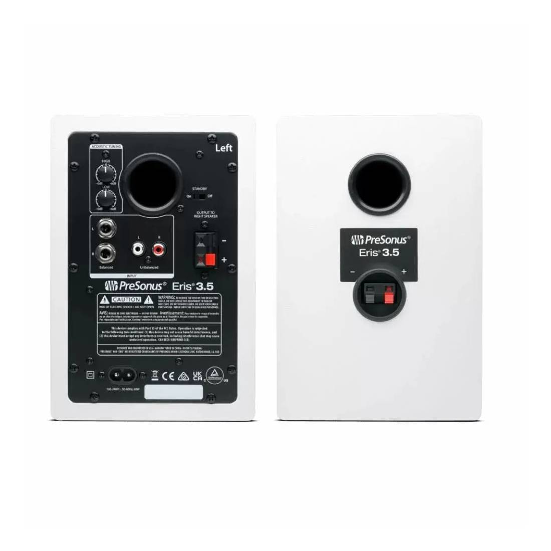 Presonus Eris E3.5 Gen2 3.5Inch Powered Studio Monitors - White- مكبر صوت Presonus Eris E3.5 Gen2 3.5Inch Powered Studio Monitors - White- مكبر صوت