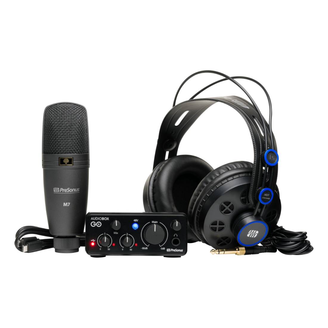 Presonus AudioBOX GO Creator Bundle - تجميعة صناعة المحتوى و التسجيل