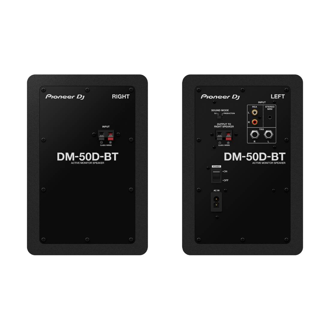 Pioneer DJ DM-40D-BT 4-Inch Desktop Monitor w/ Bluetooth - Black - مكبر صوت Pioneer DJ DM-40D-BT 4-Inch Desktop Monitor w/ Bluetooth - Black - مكبر صوت