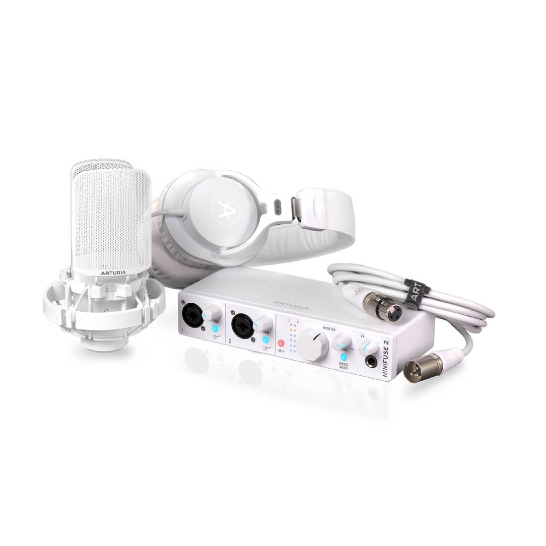 Arturia - Minifuse Recording Studio Pack - White - ميكسر