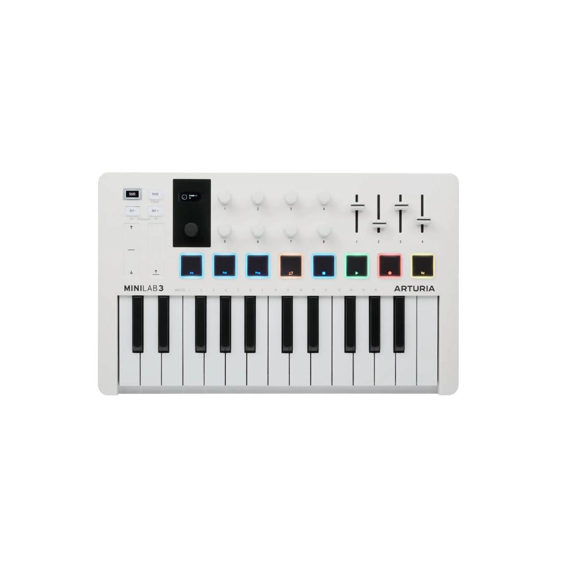 Arturia MiniLab MKIII Midi Keyboard 25 - White - ميكروفون