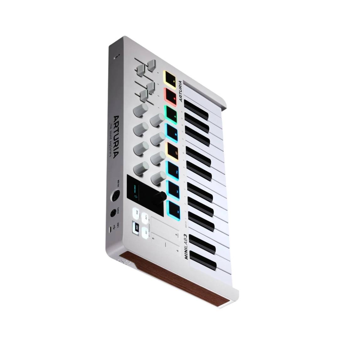 Arturia MiniLab MKIII Midi Keyboard 25 - White - ميكروفون Arturia MiniLab MKIII Midi Keyboard 25 - White - ميكروفون